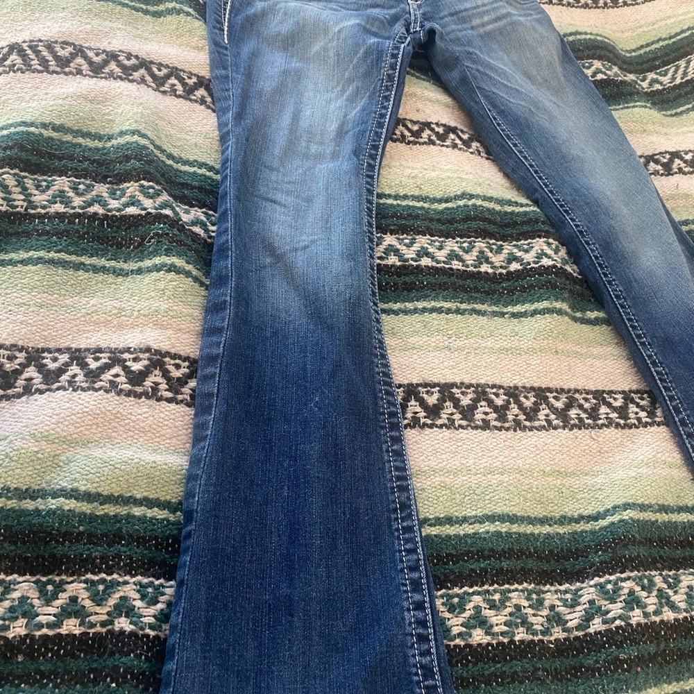 Ariat Women's Flare Jeans in Classic Blue